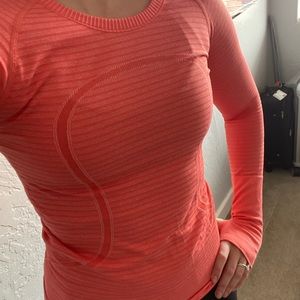 lululemon athletica Coral Long Sleeve Top